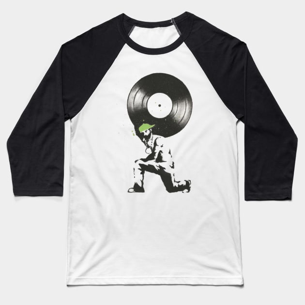 vinylatlas Baseball T-Shirt by NO_SIGNAL